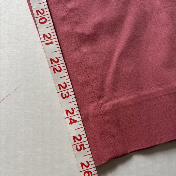 Talbots Pink Chino Pants Size 12 Curvy Fit 34 X 26 Salmon - Picture 5 of 6